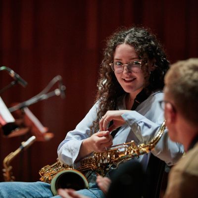 saxophone player